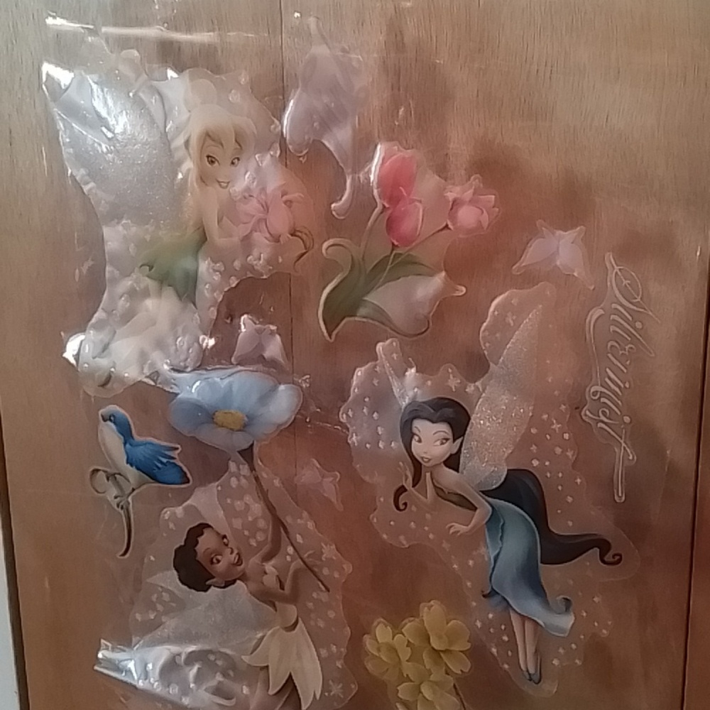 Tinkerbell & Friends repositionable wall decals